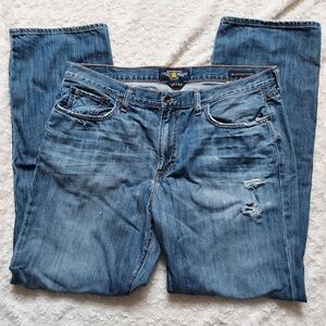 Lucky Brand 361 Vintage Relaxed Straight Jeans Med Wash 38 x 34